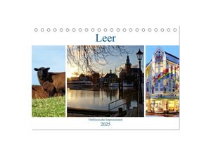 9783435613373 - Leer - Ostfriesische Impressionen 2025 (Tischkalender 2025 DIN A5 quer) CALVENDO Monatskalender