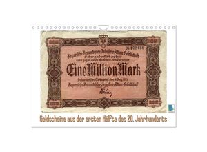 9783435613397 - Geldscheine aus der ersten Hälfte des 20 JahrhundertsAltes Geld Schöne Scheine (Wandkalender 2025 DIN A4 quer) CALVENDO Monatskalender