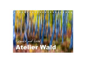 9783435614073 - Atelier Wald - gemalt mit Licht (Tischkalender 2025 DIN A5 quer) CALVENDO Monatskalender