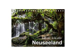 9783435614974 - Neuseeland - Wilde Wälder (Tischkalender 2025 DIN A5 quer) CALVENDO Monatskalender