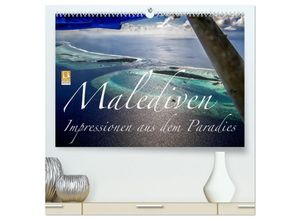 9783435617982 - Malediven Impressionen aus dem Paradies (hochwertiger Premium Wandkalender 2025 DIN A2 quer) Kunstdruck in Hochglanz