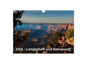 9783435618132 - USA - Landschaft und Sehnsucht (Wandkalender 2025 DIN A4 quer) CALVENDO Monatskalender