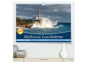 9783435619634 - Mallorcas Leuchttürme (hochwertiger Premium Wandkalender 2025 DIN A2 quer) Kunstdruck in Hochglanz