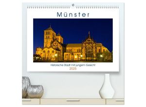 9783435620180 - Münster - Historische Stadt mit jungem Gesicht (hochwertiger Premium Wandkalender 2025 DIN A2 quer) Kunstdruck in Hochglanz