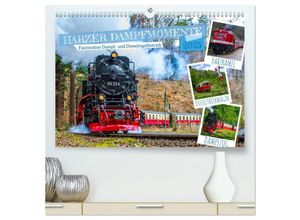 9783435621859 - Harzer Dampfmomente (hochwertiger Premium Wandkalender 2025 DIN A2 quer) Kunstdruck in Hochglanz