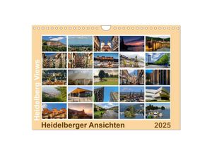 9783435623136 - Heidelberg Views - Heidelberger Ansichten (Wandkalender 2025 DIN A4 quer) CALVENDO Monatskalender