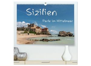 9783435623532 - Sizilien - Perle im Mittelmeer (hochwertiger Premium Wandkalender 2025 DIN A2 quer) Kunstdruck in Hochglanz