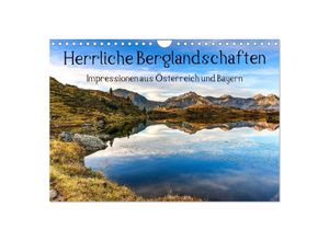 9783435629107 - Herrliche Berglandschaften - Impressionen aus Österreich und Bayern (Wandkalender 2025 DIN A4 quer) CALVENDO Monatskalender