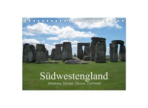 9783435630196 - Südwestengland (Tischkalender 2025 DIN A5 quer) CALVENDO Monatskalender