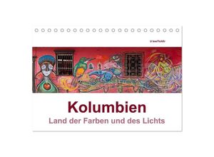 9783435631070 - Kolumbien - Land der Farben und des Lichts (Tischkalender 2025 DIN A5 quer) CALVENDO Monatskalender