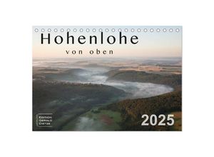 9783435632145 - Hohenlohe von oben (Tischkalender 2025 DIN A5 quer) CALVENDO Monatskalender