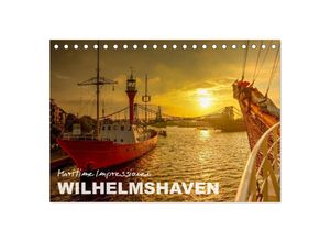 9783435632350 - Maritime Impressionen Wilhelmshaven (Tischkalender 2025 DIN A5 quer) CALVENDO Monatskalender