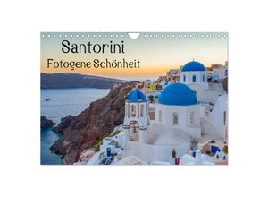 9783435632800 - Santorini - Fotogene Schönheit (Wandkalender 2025 DIN A4 quer) CALVENDO Monatskalender