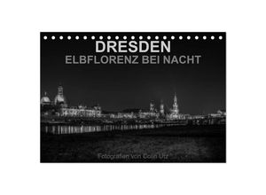 9783435636228 - Dresden - Elbflorenz bei Nacht (Tischkalender 2025 DIN A5 quer) CALVENDO Monatskalender