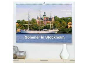 9783435636532 - Sommer in Stockholm 2025 (hochwertiger Premium Wandkalender 2025 DIN A2 quer) Kunstdruck in Hochglanz