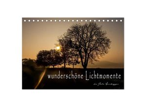 9783435637379 - wunderschöne Lichtmomente (Tischkalender 2025 DIN A5 quer) CALVENDO Monatskalender