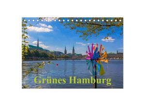 9783435637799 - Grünes Hamburg (Tischkalender 2025 DIN A5 quer) CALVENDO Monatskalender