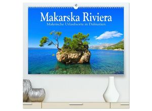 9783435637942 - Makarska Riviera - Malerische Urlaubsorte in Dalmatien (hochwertiger Premium Wandkalender 2025 DIN A2 quer) Kunstdruck in Hochglanz