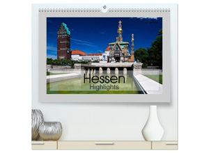 9783435638536 - Hessen Highlights (hochwertiger Premium Wandkalender 2025 DIN A2 quer) Kunstdruck in Hochglanz