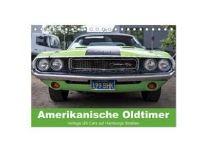 9783435638680 - Amerikanische Oldtimer - Vintage US Cars auf Hamburgs Straßen (Tischkalender 2025 DIN A5 quer) CALVENDO Monatskalender