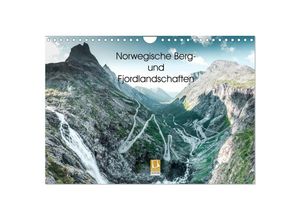 9783435638963 - Norwegische Berg- und Fjordlandschaften (Wandkalender 2025 DIN A4 quer) CALVENDO Monatskalender