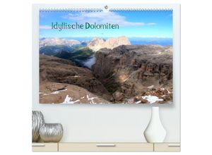 9783435639861 - Idyllische Dolomiten (hochwertiger Premium Wandkalender 2025 DIN A2 quer) Kunstdruck in Hochglanz