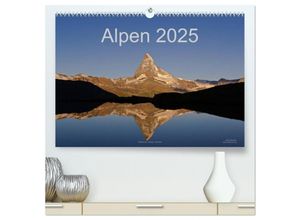 9783435640997 - Alpen (hochwertiger Premium Wandkalender 2025 DIN A2 quer) Kunstdruck in Hochglanz