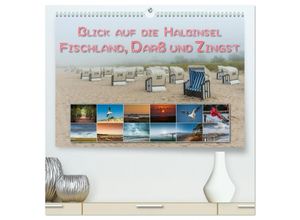 9783435641512 - Blick auf die Halbinsel Fischland Darß und Zingst (hochwertiger Premium Wandkalender 2025 DIN A2 quer) Kunstdruck in Hochglanz