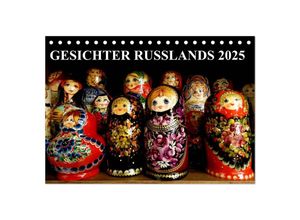 9783435642229 - GESICHTER RUSSLANDS 2025 (Tischkalender 2025 DIN A5 quer) CALVENDO Monatskalender