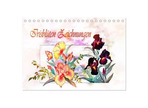 9783435642687 - Irisblüten Zeichnungen (Tischkalender 2025 DIN A5 quer) CALVENDO Monatskalender