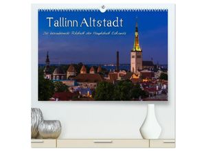 9783435643608 - Tallinn Altstadt (hochwertiger Premium Wandkalender 2025 DIN A2 quer) Kunstdruck in Hochglanz