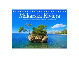 9783435645084 - Makarska Riviera - Malerische Urlaubsorte in Dalmatien (Tischkalender 2025 DIN A5 quer) CALVENDO Monatskalender