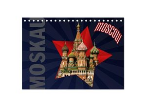 9783435645114 - Moskau - Moscow (Tischkalender 2025 DIN A5 quer) CALVENDO Monatskalender