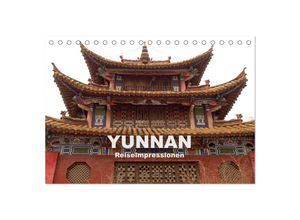 9783435647477 - Yunnan - Reiseimpressionen (Tischkalender 2025 DIN A5 quer) CALVENDO Monatskalender