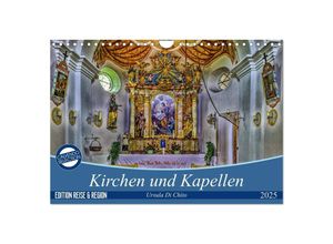 9783435648894 - Kirchen und Kapellen (Wandkalender 2025 DIN A4 quer) CALVENDO Monatskalender