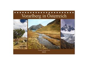 9783435649389 - Vorarlberg in Österreich (Tischkalender 2025 DIN A5 quer) CALVENDO Monatskalender