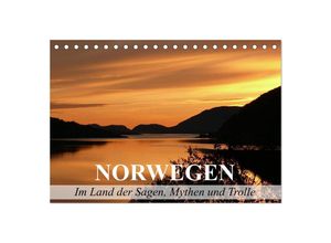 9783435649785 - Norwegen - Im Land der Sagen Mythen und Trolle (Tischkalender 2025 DIN A5 quer) CALVENDO Monatskalender