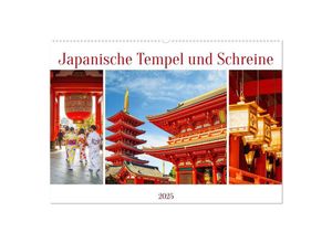 9783435652730 - Japanische Tempel und Schreine (Wandkalender 2025 DIN A2 quer) CALVENDO Monatskalender