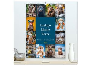 9783435652921 - Lustige kleine Nerze (hochwertiger Premium Wandkalender 2025 DIN A2 hoch) Kunstdruck in Hochglanz