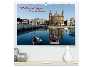 9783435653171 - Malta und Gozo Perlen im Mittelmeer (hochwertiger Premium Wandkalender 2025 DIN A2 quer) Kunstdruck in Hochglanz