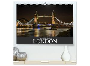 9783435653393 - Wundervolles London (hochwertiger Premium Wandkalender 2025 DIN A2 quer) Kunstdruck in Hochglanz