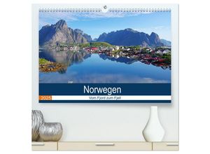 9783435654659 - Norwegen 2025 - vom Fjord zum Fjell (hochwertiger Premium Wandkalender 2025 DIN A2 quer) Kunstdruck in Hochglanz