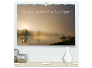 9783435654956 - Die Elbe in Dresden-Laubegast (hochwertiger Premium Wandkalender 2025 DIN A2 quer) Kunstdruck in Hochglanz