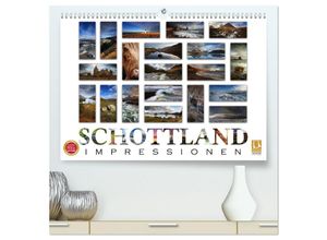 9783435658138 - Schottland Impressionen (hochwertiger Premium Wandkalender 2025 DIN A2 quer) Kunstdruck in Hochglanz