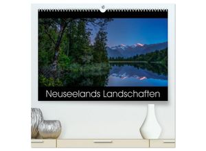 9783435659425 - Neuseelands Landschaften (hochwertiger Premium Wandkalender 2025 DIN A2 quer) Kunstdruck in Hochglanz