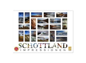 9783435659838 - Schottland Impressionen (Wandkalender 2025 DIN A2 quer) CALVENDO Monatskalender