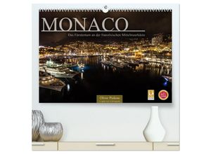 9783435660766 - Monaco - Das Fürstentum an der französischen Mittelmeerküste (hochwertiger Premium Wandkalender 2025 DIN A2 quer) Kunstdruck in Hochglanz