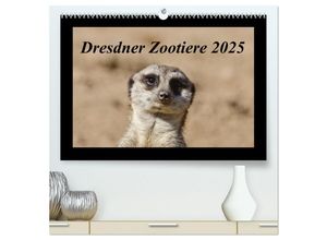 9783435662364 - Dresdner Zootiere 2025 (hochwertiger Premium Wandkalender 2025 DIN A2 quer) Kunstdruck in Hochglanz