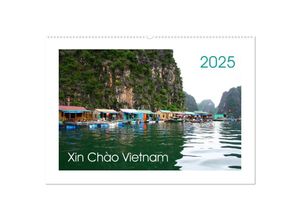 9783435668007 - Xin Chào Vietnam (Wandkalender 2025 DIN A2 quer) CALVENDO Monatskalender