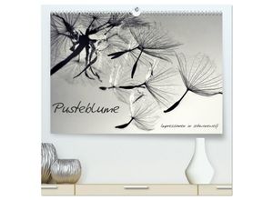 9783435668816 - Pusteblume - Impressionen in schwarzweiß (hochwertiger Premium Wandkalender 2025 DIN A2 quer) Kunstdruck in Hochglanz